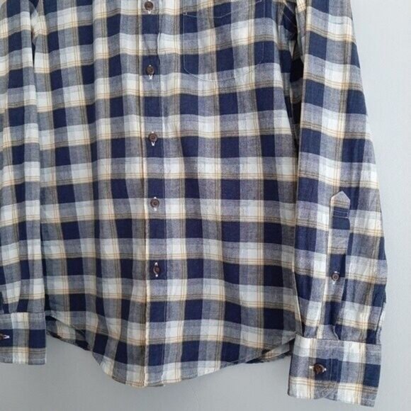 J. CREW Homespun Slim Plaid Button Down Casual Shirt men's Sz S - Picture 6 of 11